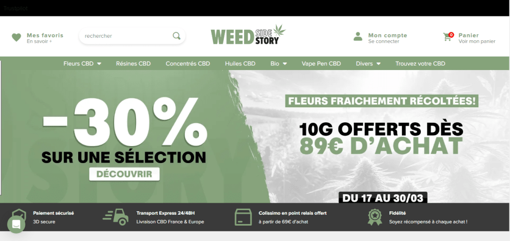 Accueil Weed Side Story